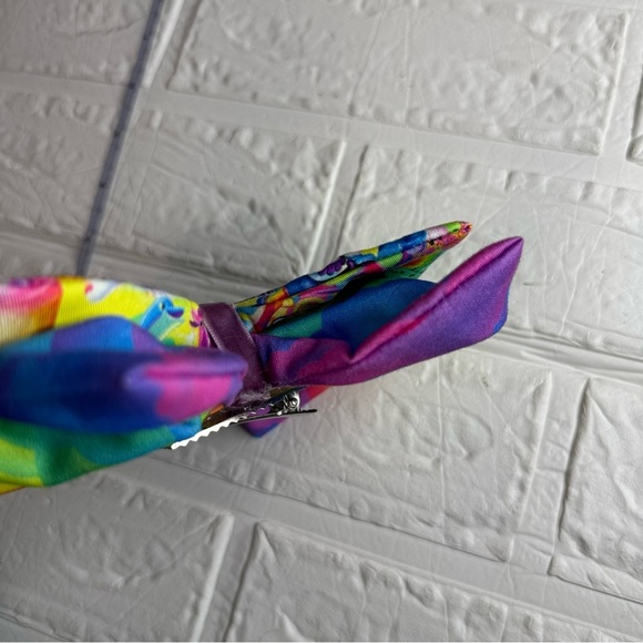 Handmade Lisa Frank Inspired Vibrant Hair Bow - Picture 9 of 14